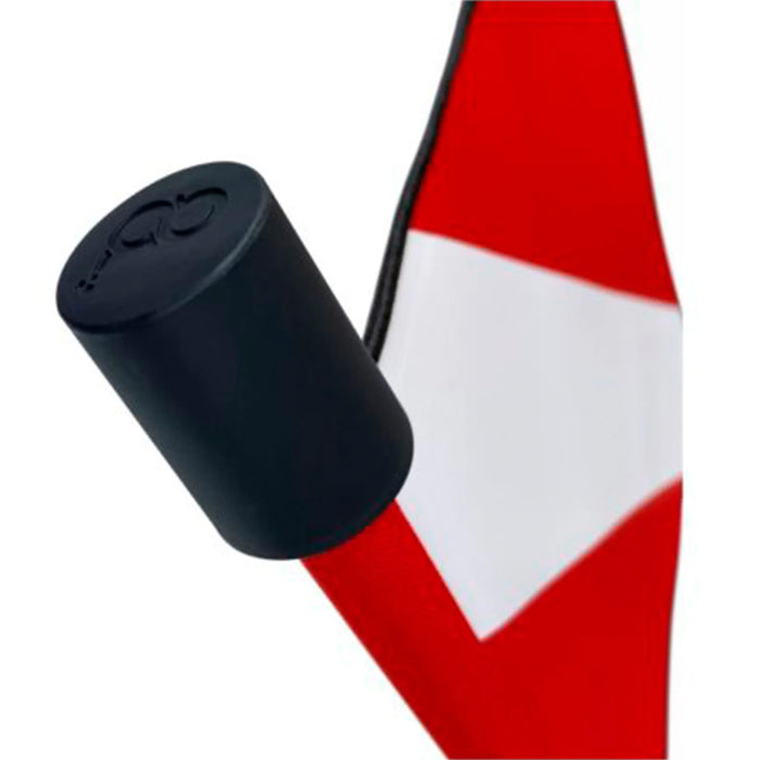 Red and white flag AirBuddy